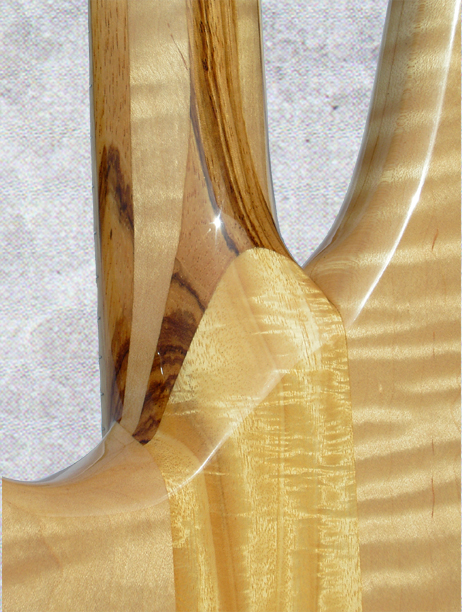 Maple guitar Neck joint